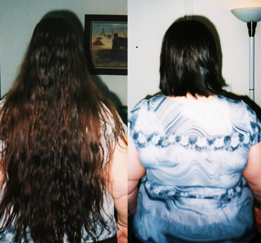 Crystal Moore generously donated her hair to Locks of Love