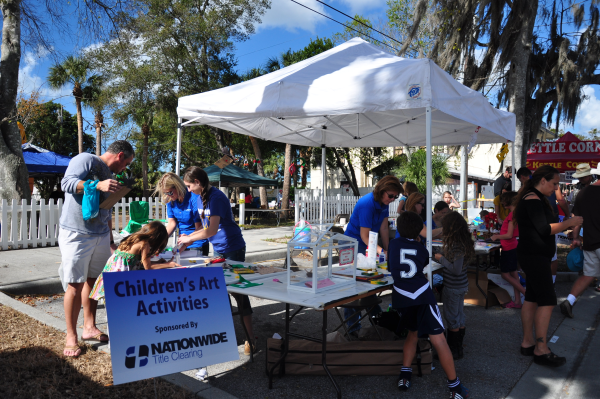 Nationwide Title Clearing Volunteers at Harbor Art Festival 2012