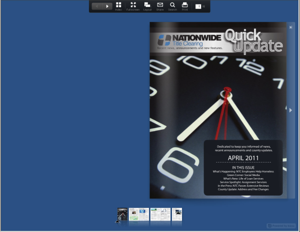 Nationwide Title Clearing Quick Update Newsletter