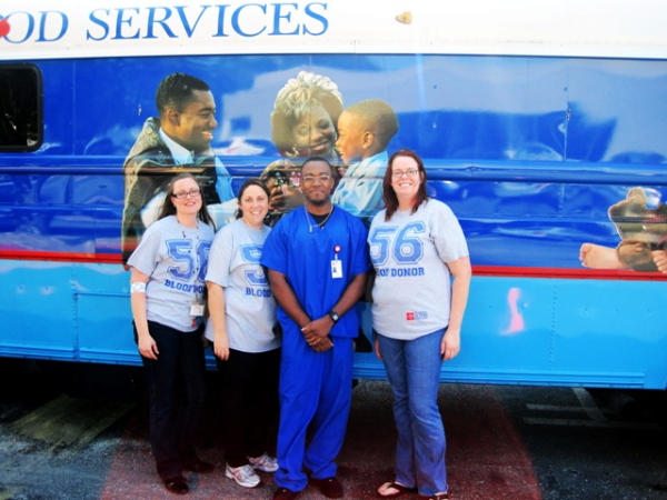 Event Organizers: (from left) Joellen Raiti, Star Hillman, FBS Representative and Erika Lance.