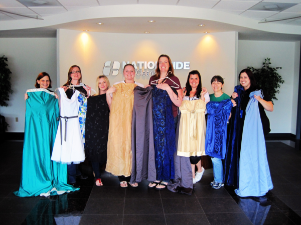 Nationwide Title Clearing Employees Donated 42 Prom Dresses