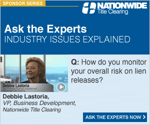 Industry expert Debbie Lastoria explains how to monitor your overall risk on lien releases